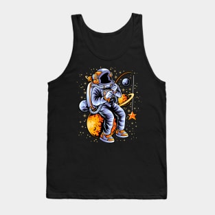 astronaut fishing Tank Top